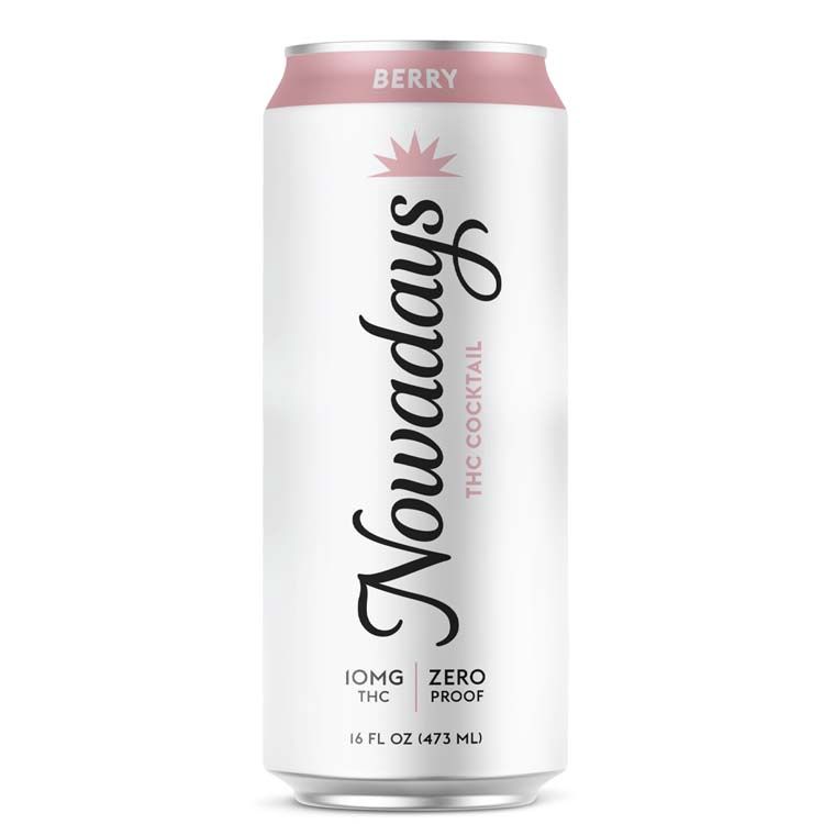 Nowadays THC Canned Cocktail 10mg THC, Flavor: Berry THC Cocktail 10MG