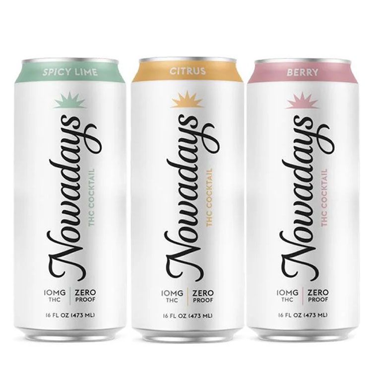Nowadays THC Drinks: Low-Calorie Cans &amp; Share-Bottles (Avon)