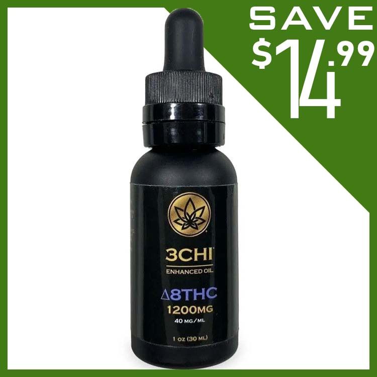 Delta 8 THC Tincture from 3Chi 1200MG Total