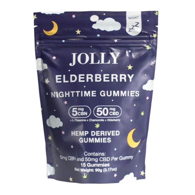 Jolly Elderberry Nighttime Gummies 825 MG Total