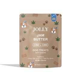 Jolly Jam Butter CBD &amp; CBN Calming Dog Treats