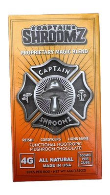 Captain Shroomz Magic Blend Chocolate Bar 4G Captain Shroomz Magic Blend Chocolate Bar 4G