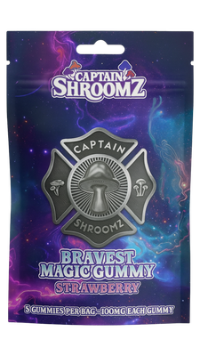 Captain Shroomz Bravest Magic Gummy Strawberry 5G