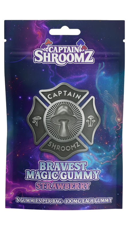 Captain Shroomz Bravest Magic Gummy Strawberry 5G