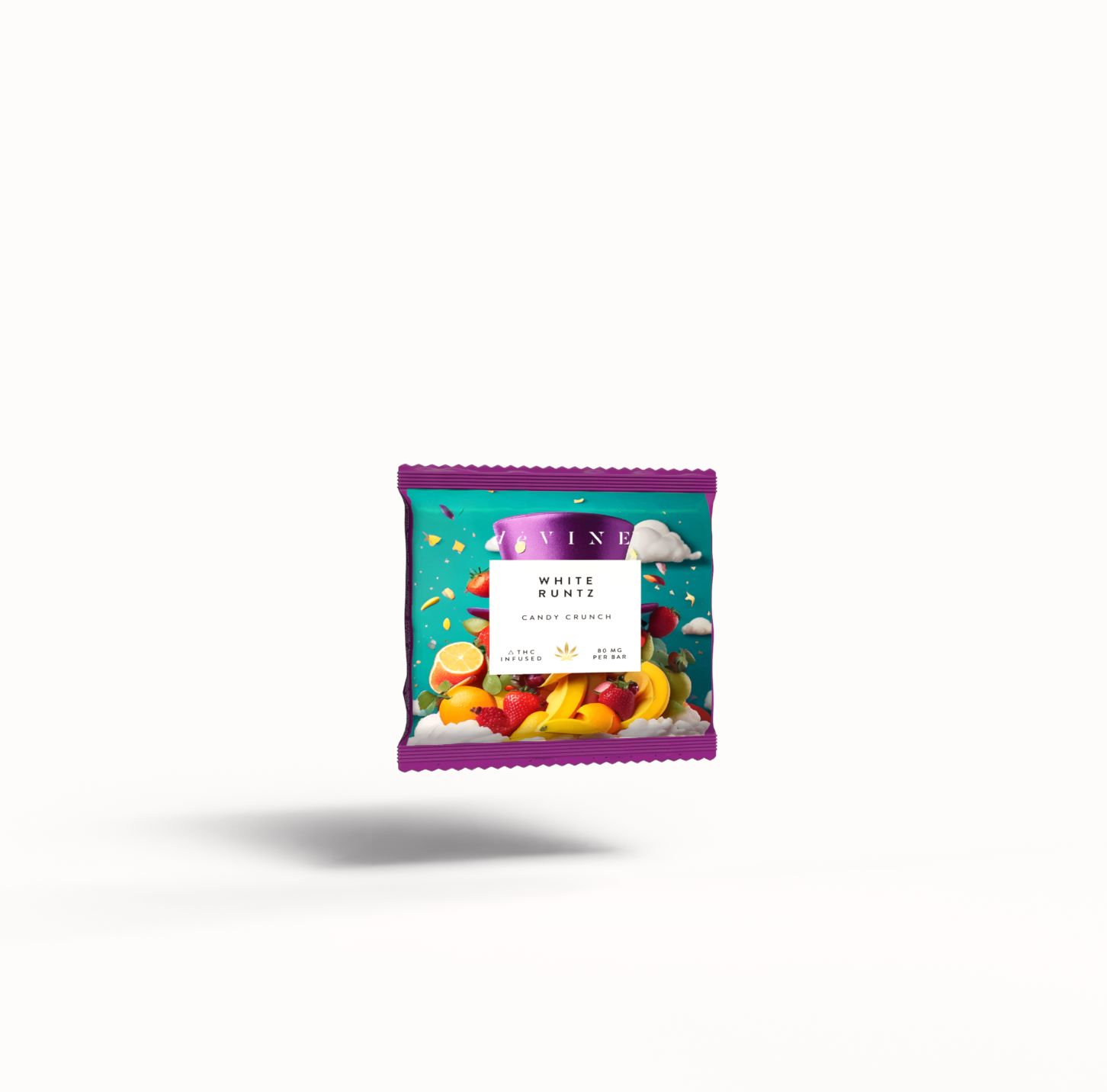 deVine White Runtz Chocolate Bar - 80mg