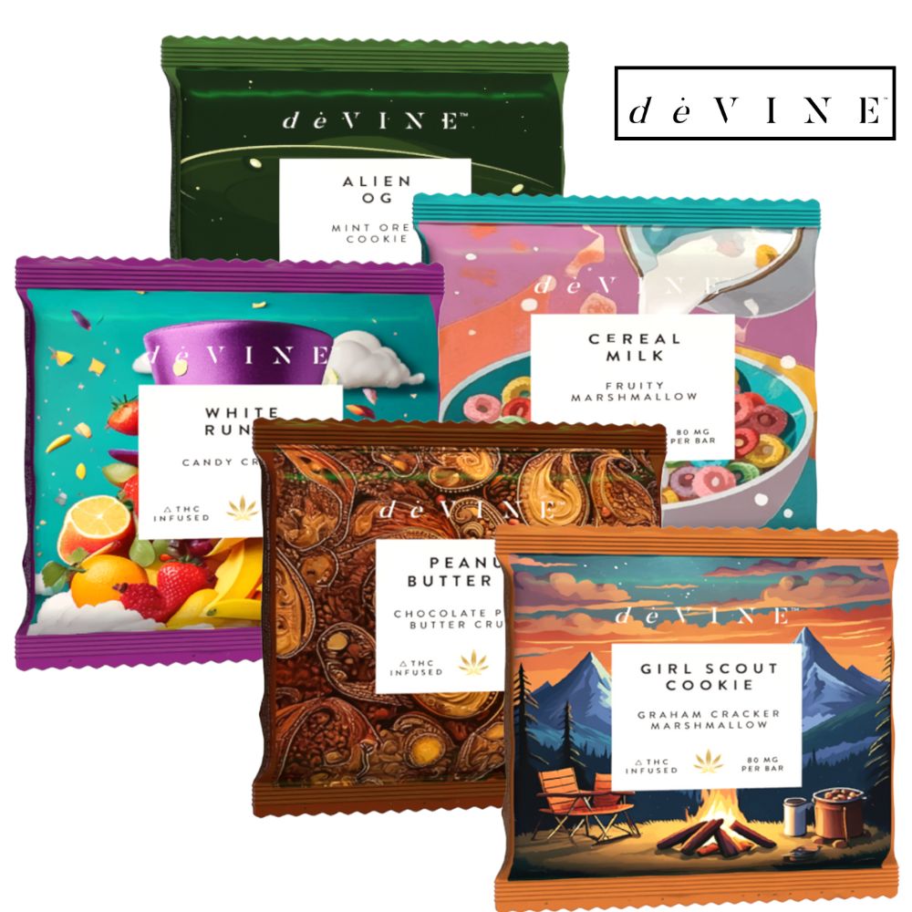 deVine Gourmet  Chocolate Bar Mini - 80mg