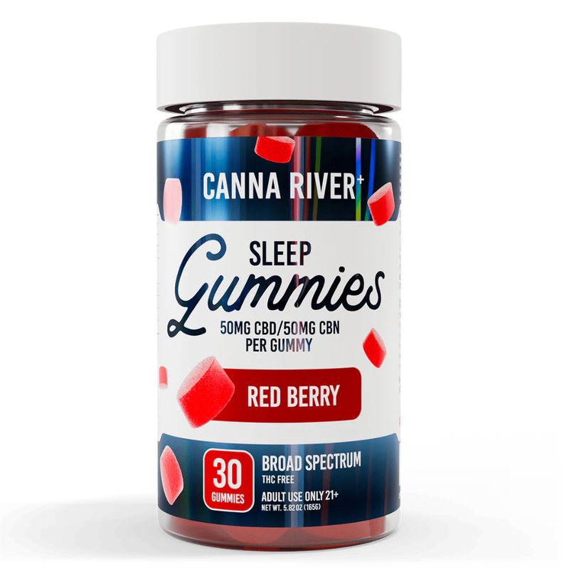 Canna River Sleep Gummies 50mg CBD 50mg CBN