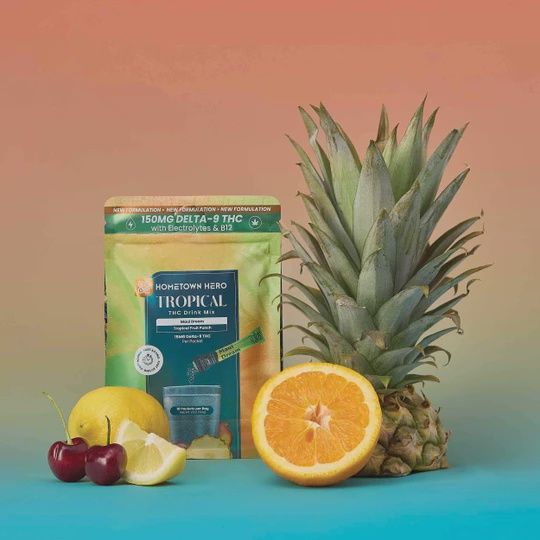 Hometown Hero  Maui Dream Tropical Drink Mix 150mg Delta 9 THC