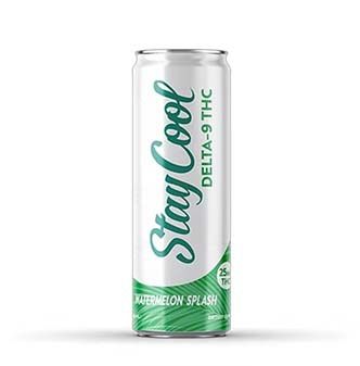 Stay Cool THC Drinks 25mg, Flavor: Watermelon Splash 25MG THC
