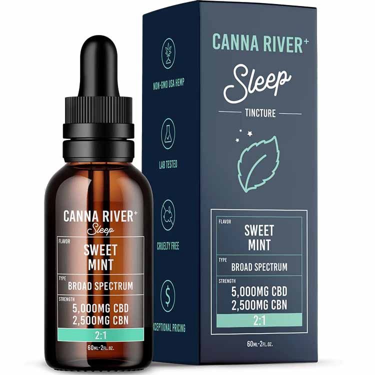 Canna River CBD Sleep Tincture 2:1 5000MG CBD + 2500MG CBN