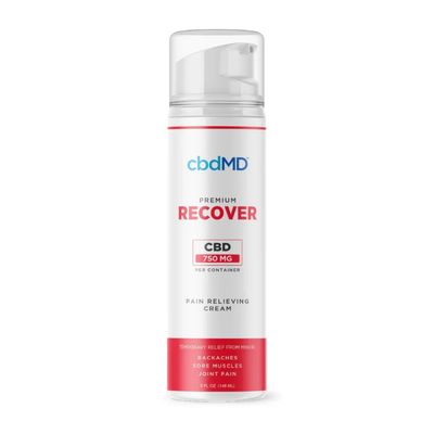 cbdMD Recover Pain Relieving Cream 750mg CBD