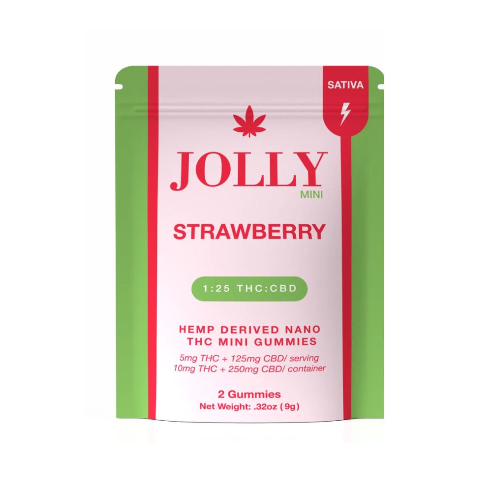 Jolly 1:25 Strawberry Gummy 2-Pack 260MG Total