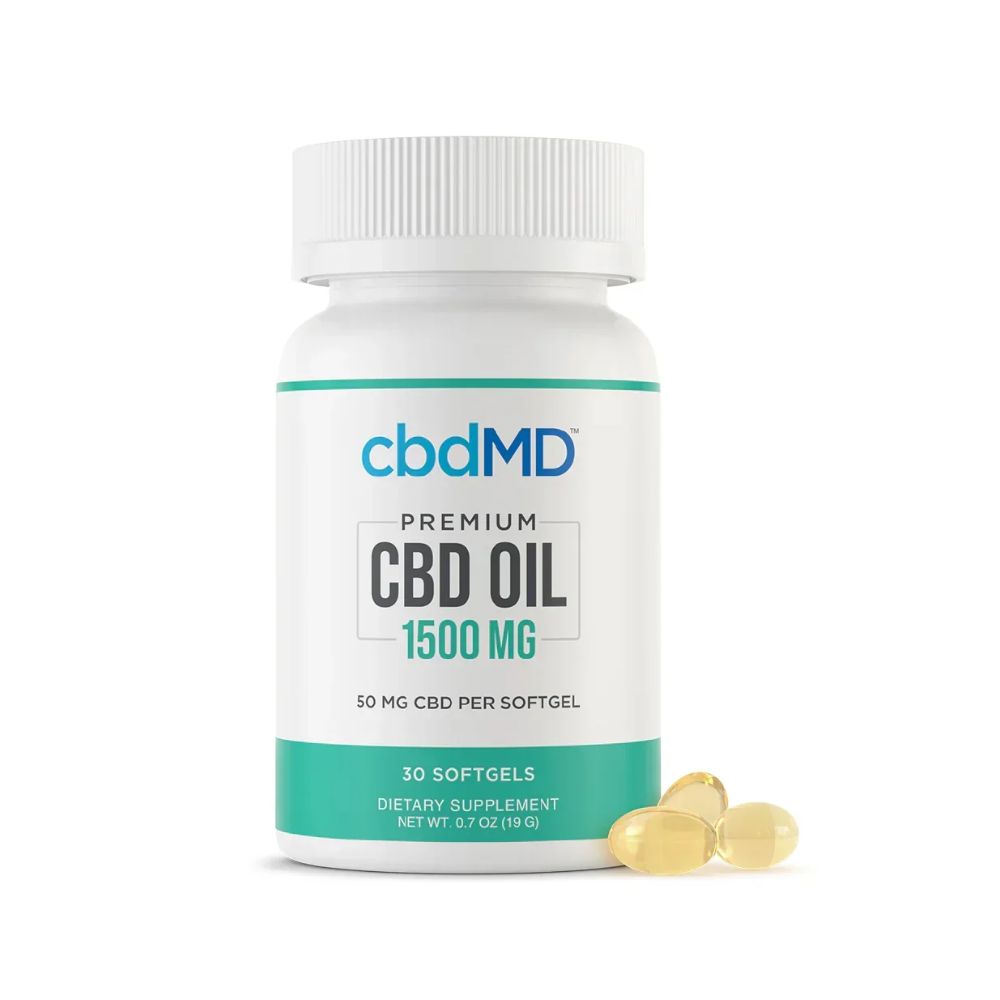 cbdMD Broad Spectrum Soft Gel 50mg CBD