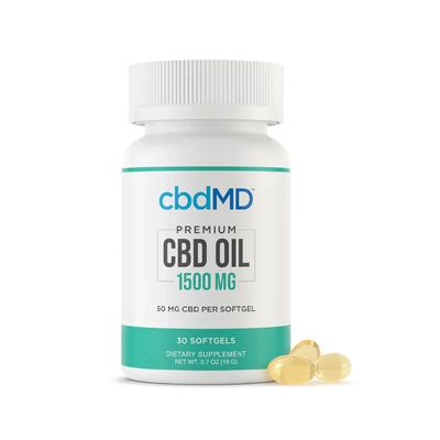 cbdMD Broad Spectrum Soft Gel 50mg CBD
