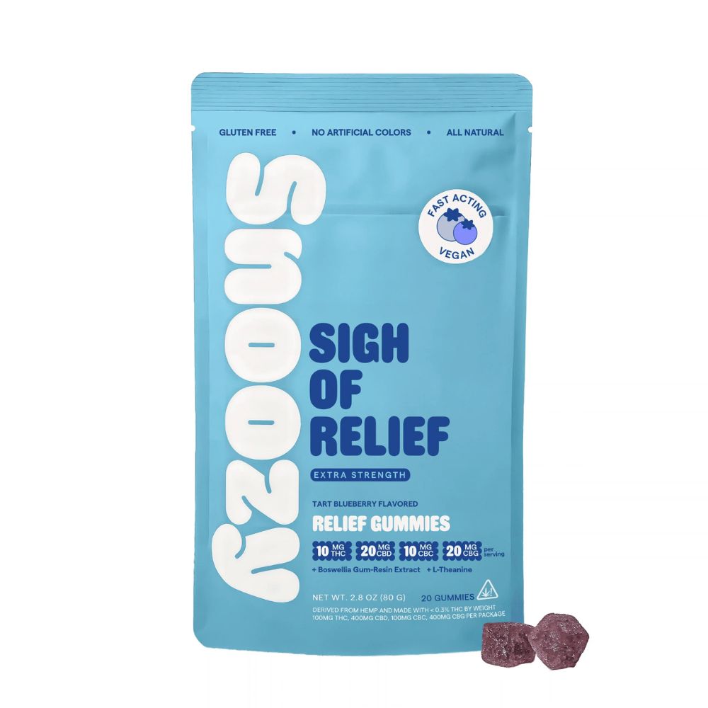 Snoozy Sigh of Relief THC/CBD/CBC/CBG, Variant: 20 Piece