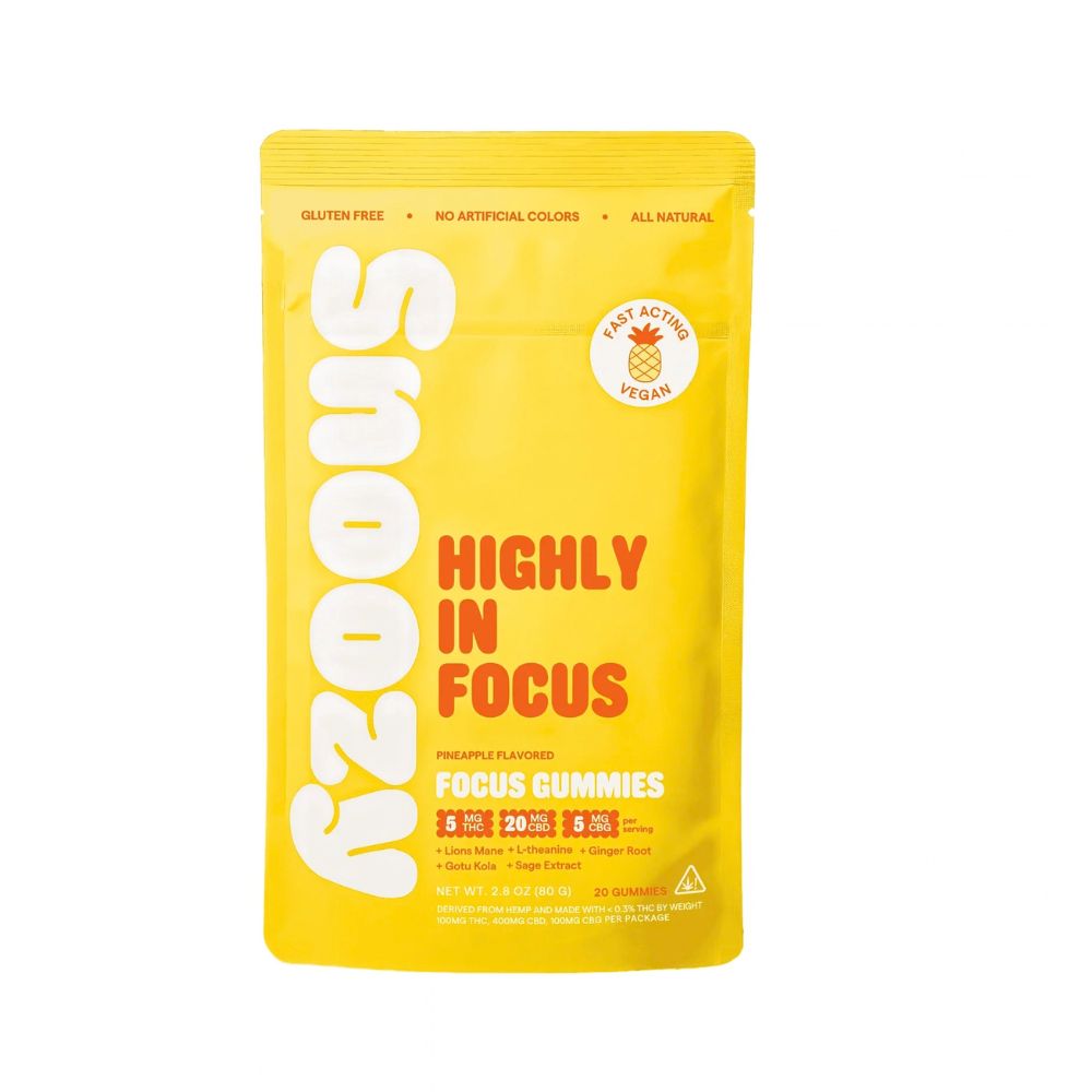 Snoozy Highly in FocusTHC/CBD/CBG, Variant: 20 Piece