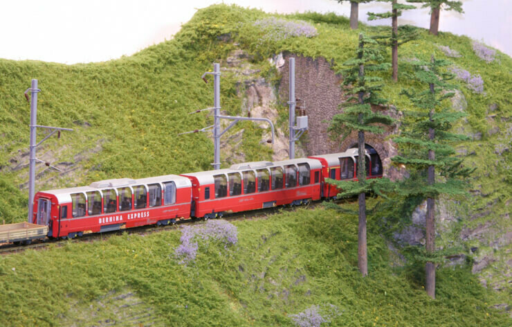 RhB 2. Klasse Panoramawagen der Bernina-Express (Alte Ausführung bis 2006)