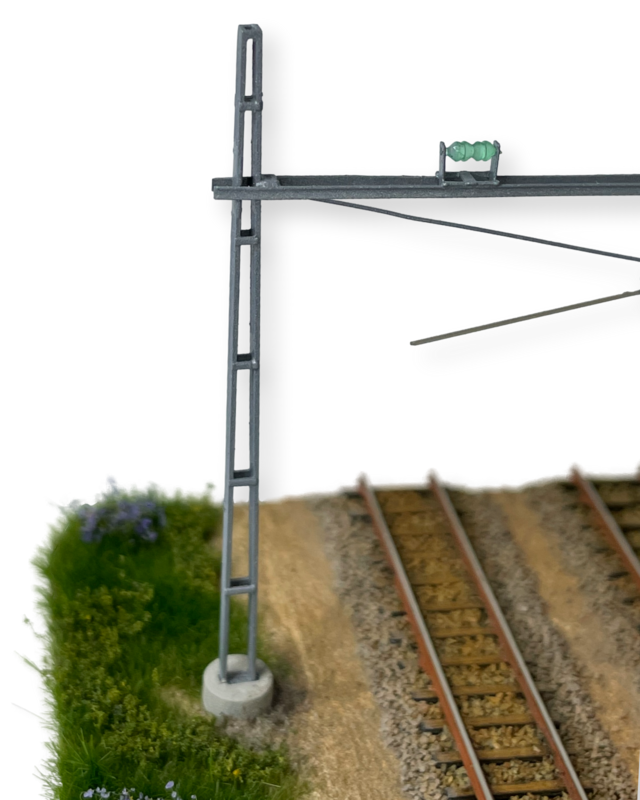 Old RhB catenary mast (open profile), N-Track FineScale 60 mm high, 1 piece