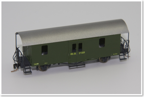 Rhaetian Railway baggage car D² 4041 kit.