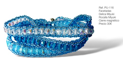 Pulsera, Facetadas