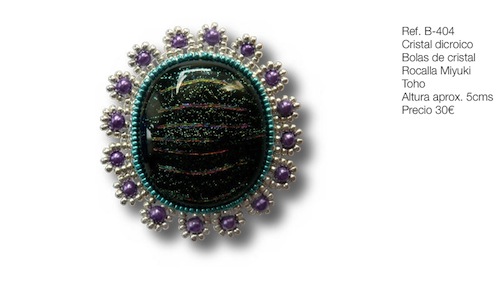 Broches, Cristal dicroico