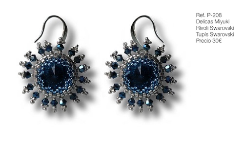 Pendientes, Delicas Miyuki