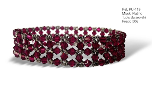Pulsera, Miyuki platino
