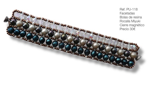 Pulsera, Facetadas