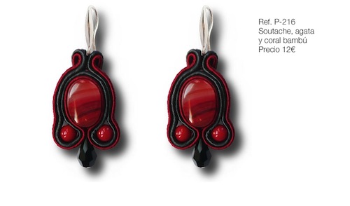 Pendientes, Soutache