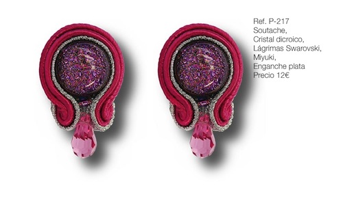 Pendientes, Soutache
