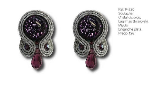 Pendientes, Soutache