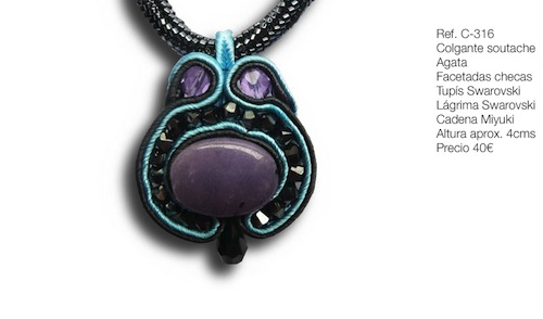 Colgantes, Soutache