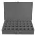 Large Steel, compartment box, 32 compartments, gray