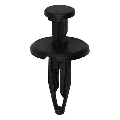 Black Nylon Push Type Retainer