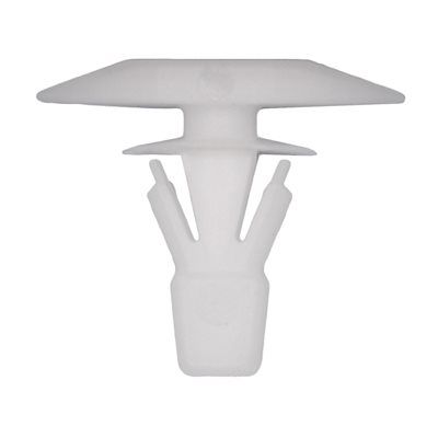 White Nylon Weatherstrip Retainer