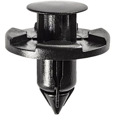 Black Nylon Push Type Retainer