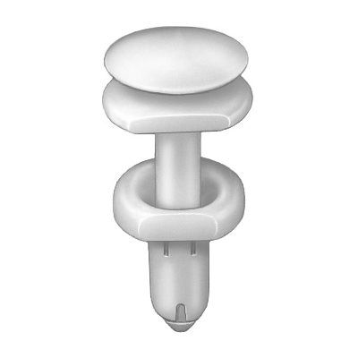 White Nylon Door Trim Panel Retainer