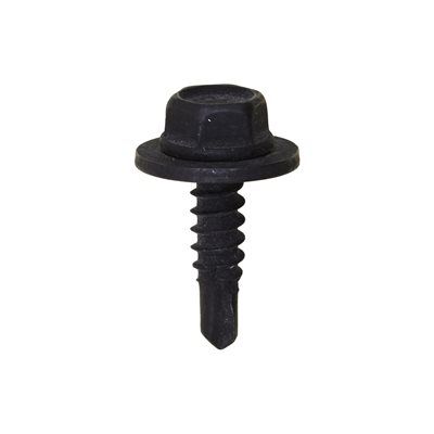 Black Hex Head Tek Screw