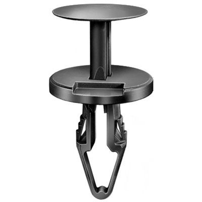 Black Nylon Push-Type Retainer
