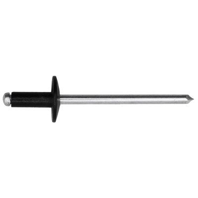 Blind Rivet- Black Aluminum Steel Pop Rivet