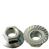 Spin Flange Nut* Serrated Flange Locking Hex Nut*