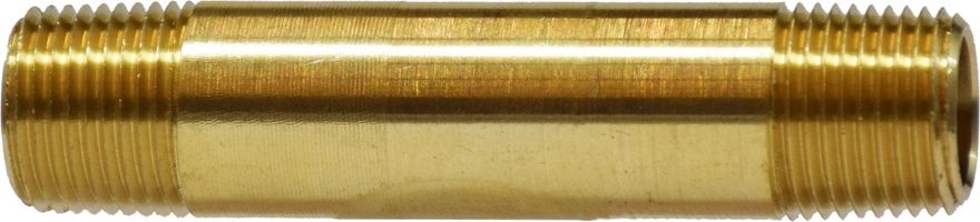 Yellow Brass Nipple
