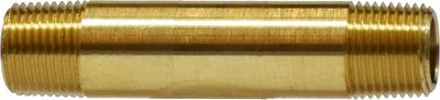 Yellow Brass Nipple