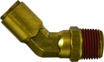 DOT Push Fitting-Male Connector-Swivel 45 degree