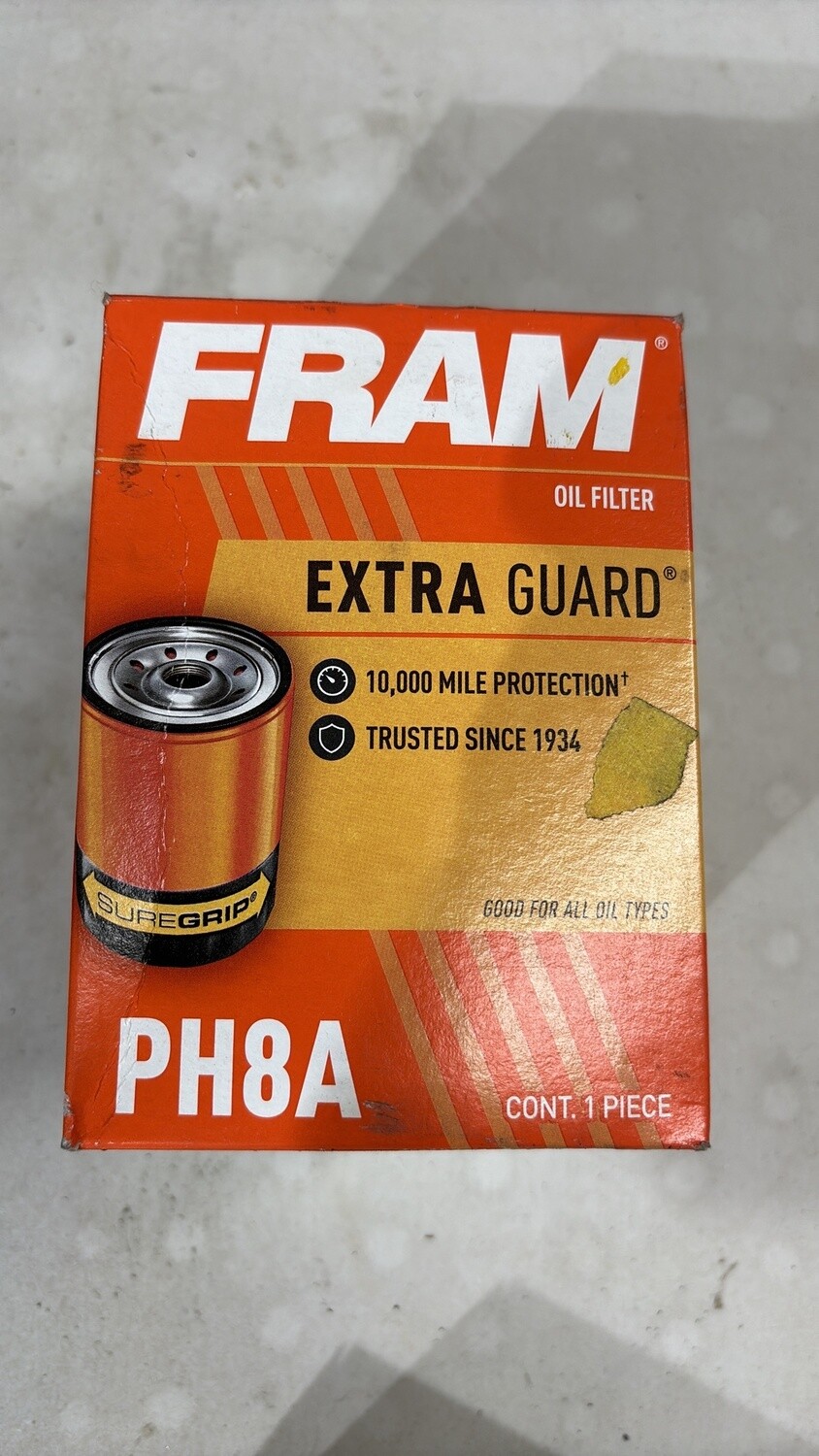 PH8A Ford Oil Filter Fram