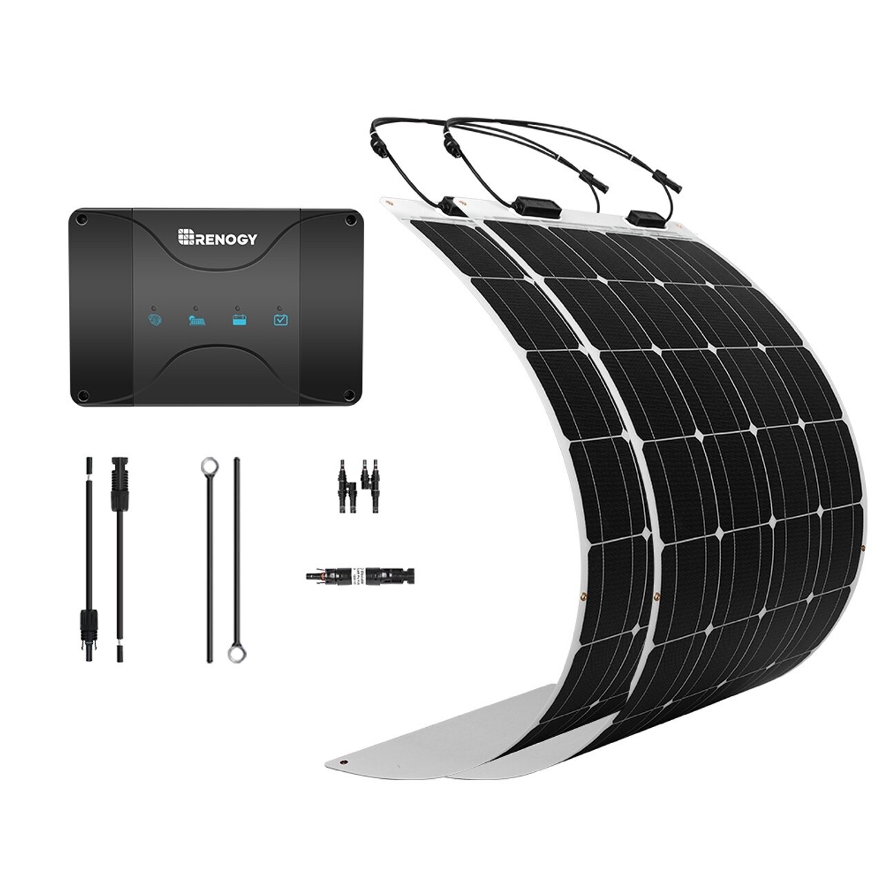 RKIT200DB-D50DB2-CA - 200W flexible solar panel + 50A MPPT battery charger kit