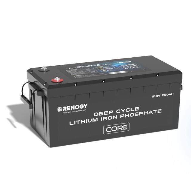 RENOGY 12V 200Ah Deep Cycle LiPO Battery RBT12200LFP-CA - Core