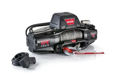 VR12-S; Vehicle Mounted; Vehicle Recovery Winch; 12 Volt Electric; 12000 Pound Line Pull Capacity; 90 Foot Synthetic Rope