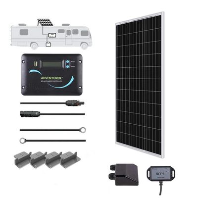 RNG-KIT-RV100D-ADV30-CA 100 Watt 12 Volt Solar RV Kit