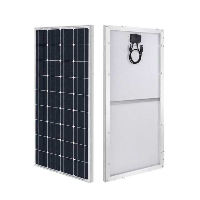 RNG-100DX-H-CA   100 Watt 12 Volt Lightweight ETFE Monocrystalline Solar Panel